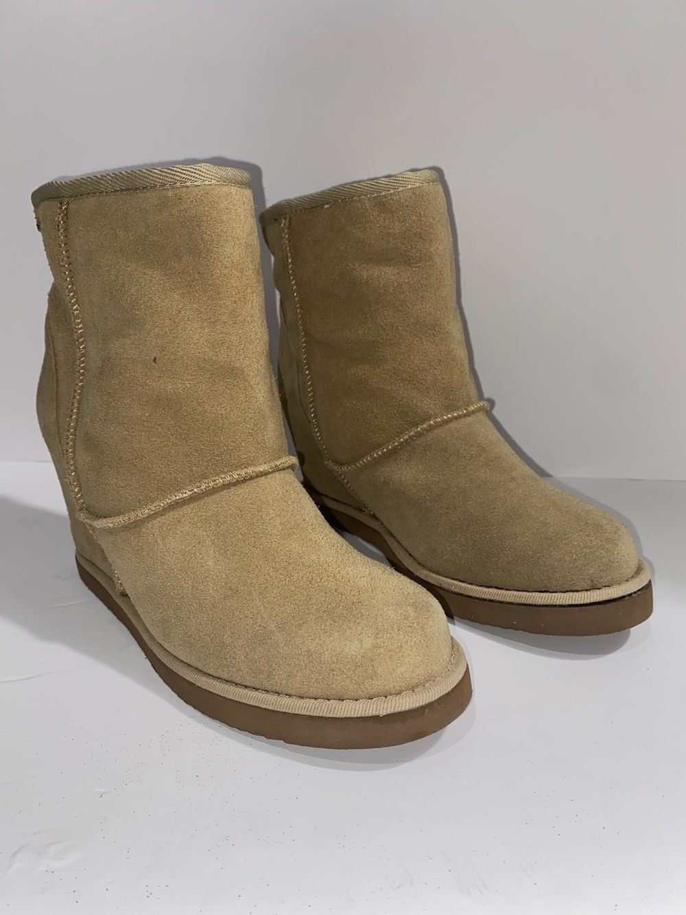 Zigi Girl Kick It Up Suede Wedge Boots โ Womenโs Size 8.5